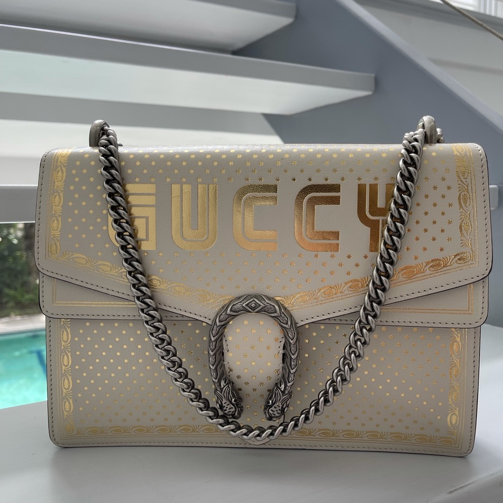 GUCCI X SEGA GUCCY Stars Medium Dionysus Bag - Picture 2 of 6
